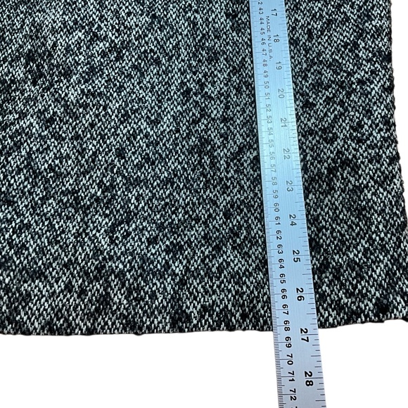 GIAMBATTISTA VALLI Wool Mohair Silk Blend Silk Lined Tweed Pencil Skirt IT Sz 42 - Picture 8 of 14